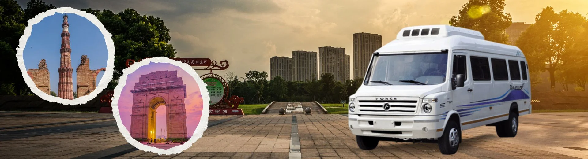 Tempo Traveller for Local Delhi Tour